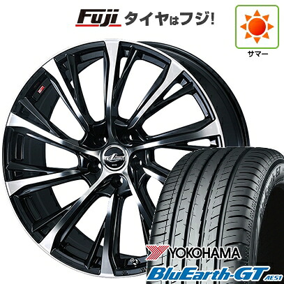 【新品国産車用5穴114.3】 夏タイヤ ホイール4本セット 225/40R18 ヨコハマ ブルーアース GT AE51 WEDS ウェッズ レオニス JG 8J 18インチ(送料無料)