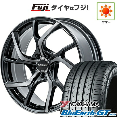 【新品国産車用5穴114.3】 夏タイヤ ホイール4本セット 245/40R19 ヨコハマ ブルーアース GT AE51 RAYS レイズ VMF C-01 PREMIUM 8J 19インチ(送料無料)｜フジ スペシャルセレクション 501,200円