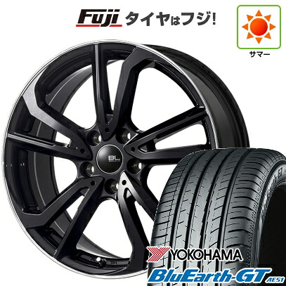 【新品】フリード クロスター 夏タイヤ ホイール4本セット 185/65R15 ヨコハマ ブルーアース GT AE51 ブランドルライン レツィオ ブラックリムポリッシュ 6J 15インチ(送料無料) 43,500円