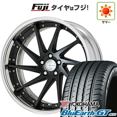 【新品国産車用5穴100】 夏タイヤ ホイール4本セット 225/40R19 ヨコハマ ブルーアース GT AE51 WORK ワーク グノーシスCV CVS 8J 19インチ(送料無料)