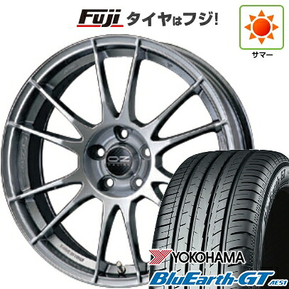 【新品国産車用5穴114.3】 夏タイヤ ホイール4本セット 235/50R18 ヨコハマ ブルーアース GT AE51 OZ ウルトラレッジェーラ 8J 18インチ(送料無料)