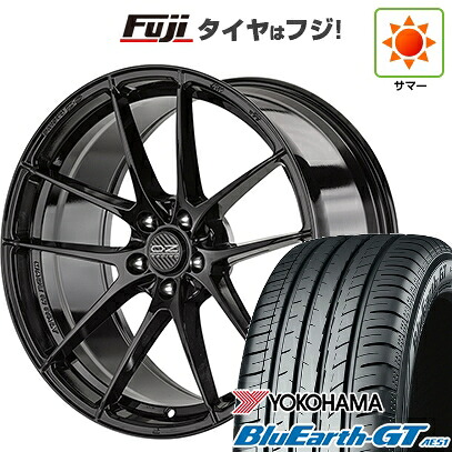 【新品国産車用5穴100】 夏タイヤ ホイール4本セット 215/45R17 ヨコハマ ブルーアース GT AE51 OZ レッジェーラHLT 7.5J 17インチ(送料無料)