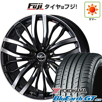 【新品国産車用5穴114.3】 夏タイヤ ホイール4本セット 205/65R16 ヨコハマ ブルーアース GT AE51 WEDS ウェッズ レオニス SC 6.5J 16インチ(送料無料)