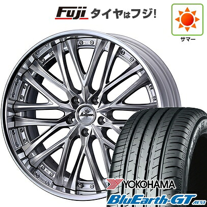 【新品国産車用5穴114.3】 夏タイヤ ホイール4本セット 245/40R19 ヨコハマ ブルーアース GT AE51 WEDS ウェッズ クレンツェ ベルテーラー 8J 19インチ(送料無料)