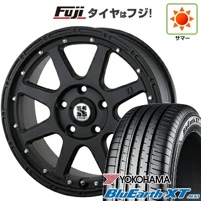 【新品国産車用5穴114.3】 夏タイヤ ホイール4本セット 215/60R17 ヨコハマ ブルーアース XT AE61 MLJ エクストリームJ 7.5J 17インチ(送料無料) 91,905円