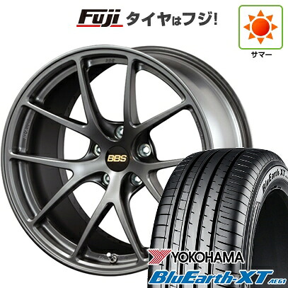 【新品国産車用5穴114.3】 夏タイヤ ホイール4本セット 225/50R18 ヨコハマ ブルーアース XT AE61 BBS JAPAN RI-A 7.5J 18インチ(送料無料)