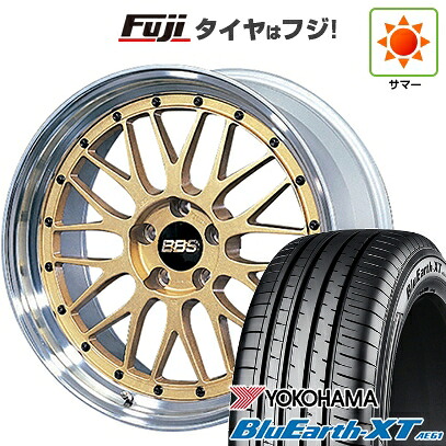 【新品国産車用5穴114.3】 夏タイヤ ホイール4本セット 225/50R18 ヨコハマ ブルーアース XT AE61 BBS JAPAN LM 8J 18インチ(送料無料)