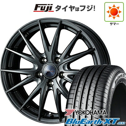 【新品国産車用5穴114.3】 夏タイヤ ホイール4本セット 205/65R16 ヨコハマ ブルーアース XT AE61 WEDS ウェッズ ヴェルバ スポルトII 6.5J 16インチ(送料無料)|フジ スペシャルセレクション