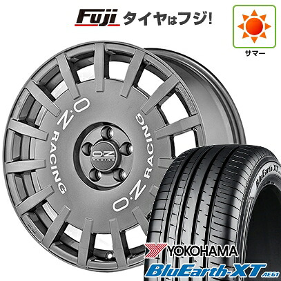 【新品国産車用5穴114.3】 夏タイヤ ホイール4本セット 225/65R17 ヨコハマ ブルーアース XT AE61 OZ ラリーレーシング 7J 17インチ(送料無料)