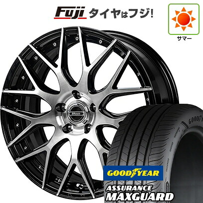 【新品国産車用5穴114.3】 夏タイヤ ホイール4本セット 225/45R19 グッドイヤー アシュアランス マックスガード(限定) モンツァ ワーウィック MX-09 8J 19インチ(送料無料)