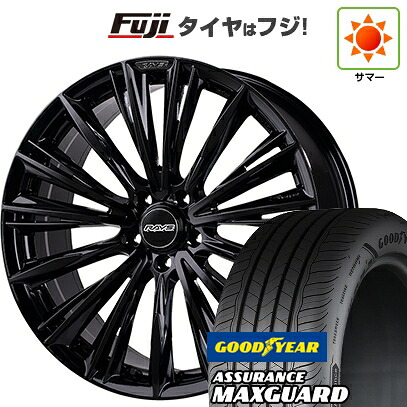 【新品国産車用5穴114.3】 夏タイヤ ホイール4本セット 225/45R19 グッドイヤー アシュアランス マックスガード(限定) RAYS レイズ ベルサス クラフトコレクション ヴォウジェ LIMITED (GX) 8J 19インチ(送料無料)