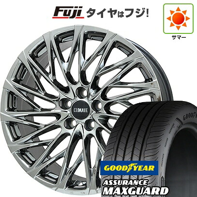 【新品国産車用5穴114.3】 夏タイヤ ホイール4本セット 225/45R19 グッドイヤー アシュアランス マックスガード(限定) クライメイト クライメイト 鳳凰(HOUOH) 8.5J 19インチ(送料無料)