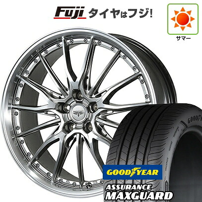 【新品国産車用5穴114.3】 夏タイヤ ホイール4本セット 225/45R19 グッドイヤー アシュアランス マックスガード(限定) トピー ドルフレン ヒューバー 8J 19インチ(送料無料)