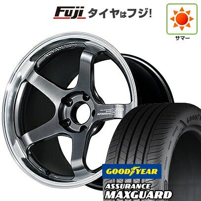 【新品国産車用5穴114.3】 夏タイヤ ホイール4本セット 225/45R19 グッドイヤー アシュアランス マックスガード(限定) ヨコハマ アドバンレーシング GT ビヨンド 8.5J 19インチ(送料無料)