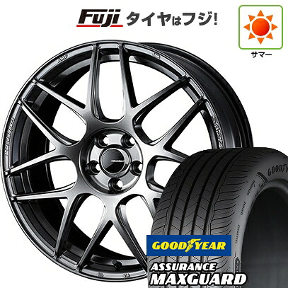 【新品国産車用5穴114.3】 夏タイヤ ホイール4本セット 225/45R19 グッドイヤー アシュアランス マックスガード(限定) WEDS ウェッズスポーツ SA-27R 8J 19インチ(送料無料)