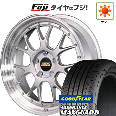 【新品国産車用5穴114.3】 夏タイヤ ホイール4本セット 225/45R19 グッドイヤー アシュアランス マックスガード(限定) BBS JAPAN LM-R 8.5J 19インチ(送料無料)