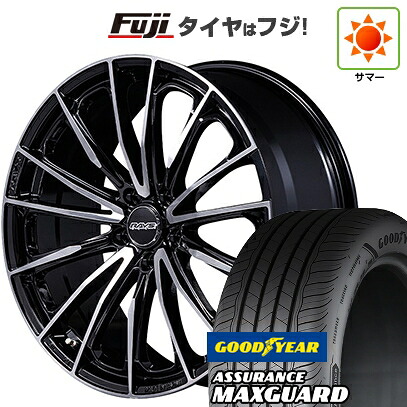 【新品国産車用5穴114.3】 夏タイヤ ホイール4本セット 225/45R19 グッドイヤー アシュアランス マックスガード(限定) RAYS レイズ ベルサス ヴォウジェ SE SPEC-M 8J 19インチ(送料無料)