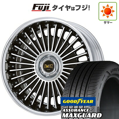 【新品国産車用5穴114.3】 夏タイヤ ホイール4本セット 225/45R19 グッドイヤー アシュアランス マックスガード(限定) WORK ワーク イミッツ 8J 19インチ(送料無料)