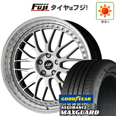 【新品国産車用5穴114.3】 夏タイヤ ホイール4本セット 225/45R19 グッドイヤー アシュアランス マックスガード(限定) WORK ワーク ジスタンス W10M 7.5J 19インチ(送料無料)