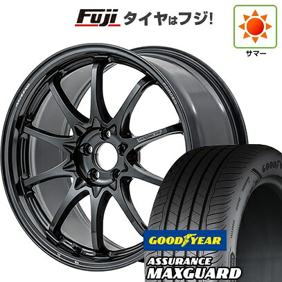 【新品国産車用5穴114.3】 夏タイヤ ホイール4本セット 225/45R19 グッドイヤー アシュアランス マックスガード(限定) RAYS レイズ ボルクレーシング CE28N-plus 8.5J 19インチ(送料無料) 223,150円