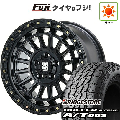 【新品】デリカD5 夏タイヤ ホイール4本セット 215/70R16 ブリヂストン デューラー A/T002 OWL/RBL MLJ エクストリームJ XJ08 7J 16インチ(送料無料)｜フジ スペシャルセレクション