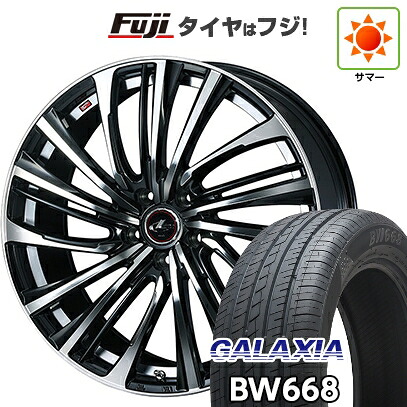 【新品国産車用5穴114.3】 夏タイヤ ホイール4本セット 235/55R19 ギャラクシア BW668(限定) WEDS ウェッズ レオニス FS 8J 19インチ(送料無料)