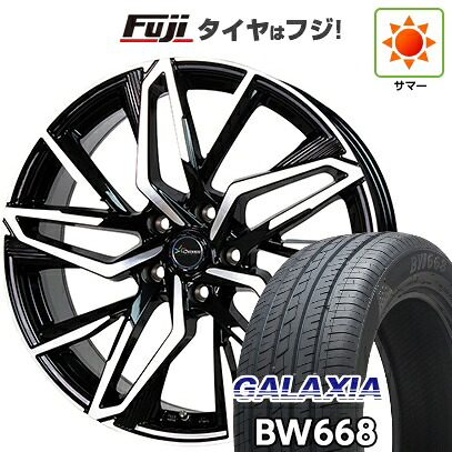 【新品国産車用5穴114.3】 夏タイヤ ホイール4本セット 235/55R19 ギャラクシア BW668(限定) ホットスタッフ クロノス CH-112 7.5J 19インチ(送料無料)