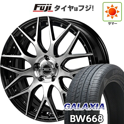 【新品国産車用5穴114.3】 夏タイヤ ホイール4本セット 235/55R19 ギャラクシア BW668(限定) モンツァ ワーウィック MX-09 8J 19インチ(送料無料)