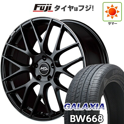 【新品国産車用5穴114.3】 夏タイヤ ホイール4本セット 225/55R19 ギャラクシア BW668(限定) MID WHEELS MID EXCLUSIVE 028F 7.5J 19インチ(送料無料)