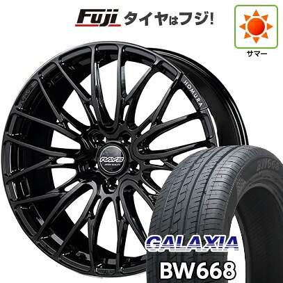 【新品国産車用5穴114.3】 夏タイヤ ホイール4本セット 235/55R19 ギャラクシア BW668(限定) RAYS レイズ ホムラ 2X10BD 8J 19インチ(送料無料)