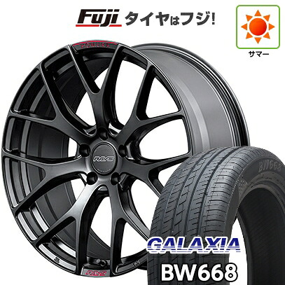 【新品国産車用5穴114.3】 夏タイヤ ホイール4本セット 235/55R19 ギャラクシア BW668(限定) RAYS レイズ ホムラ 2X7FT SPORT EDITION 7J 19インチ(送料無料)