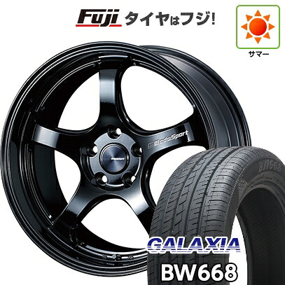 【新品国産車用5穴114.3】 夏タイヤ ホイール4本セット 225/55R19 ギャラクシア BW668(限定) WEDS ウェッズスポーツ RN-05M 8J 19インチ(送料無料)