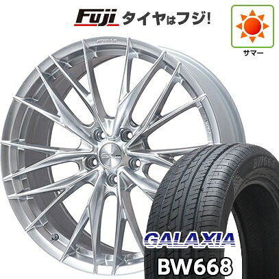 【新品国産車用5穴114.3】 夏タイヤ ホイール4本セット 225/55R19 ギャラクシア BW668(限定) WORK ワーク シュヴァート ブルネン LX 8J 19インチ(送料無料)