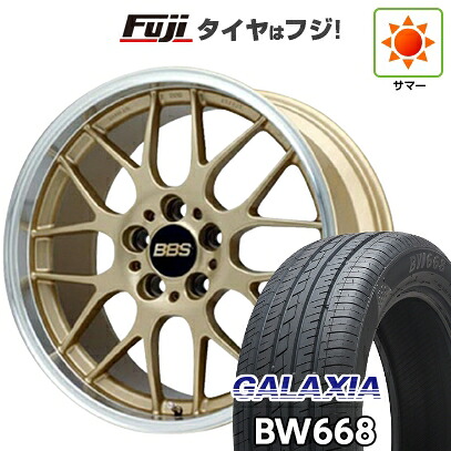 【新品国産車用5穴114.3】 夏タイヤ ホイール4本セット 235/55R19 ギャラクシア BW668(限定) BBS JAPAN RG-R 8.5J 19インチ(送料無料)