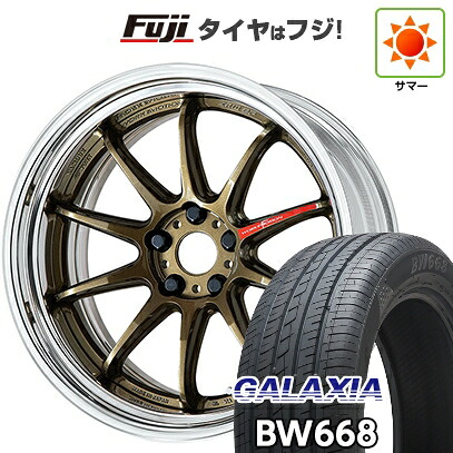 【新品】40系アルファード/ヴェルファイア用 夏タイヤ ホイール4本セット 225/55R19 ギャラクシア BW668(限定) WORK ワーク エモーション ZR10 2P ステップリム 8J 19インチ(送料無料)
