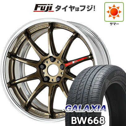 【新品】40系アルファード/ヴェルファイア用 夏タイヤ ホイール4本セット 225/55R19 ギャラクシア BW668(限定) WORK ワーク エモーション ZR10 2P フルリバースリム 8J 19インチ(送料無料)