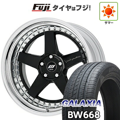 【新品国産車用5穴114.3】 夏タイヤ ホイール4本セット 225/55R19 ギャラクシア BW668(限定) WORK ワーク ジスタンス W5S S/W 7.5J 19インチ(送料無料)