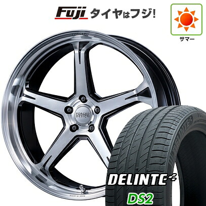【新品国産車用5穴114.3】 夏タイヤ ホイール4本セット 245/40R20 デリンテ DS2(限定) エムズスピード FORGEDデザイン 888 8.5J 20インチ(送料無料)
