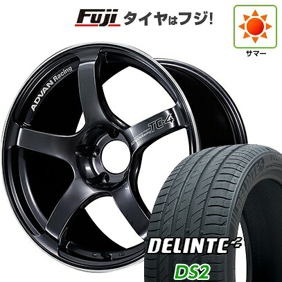 【新品国産車用5穴100】 夏タイヤ ホイール4本セット 215/45R17 デリンテ DS2(限定) ヨコハマ アドバンレーシング TC-4 7.5J 17インチ(送料無料)