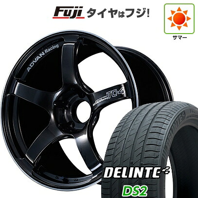 【新品国産車用5穴100】 夏タイヤ ホイール4本セット 205/50R17 デリンテ DS2(限定) ヨコハマ アドバンレーシング TC-4 7.5J 17インチ(送料無料)｜フジ スペシャルセレクション