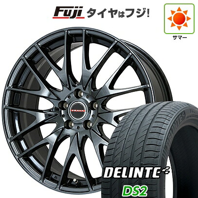 【新品国産車用5穴114.3】 夏タイヤ ホイール4本セット 245/40R20 デリンテ DS2(限定) ビッグウエイ レイシーン プラバ9M(BMC) 8.5J 20インチ(送料無料)