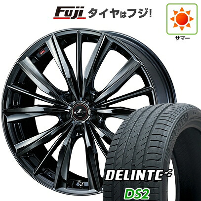【新品国産車用5穴114.3】 夏タイヤ ホイール4本セット 215/50R18 デリンテ DS2(限定) WEDS ウェッズ レオニス VX 7J 18インチ(送料無料)