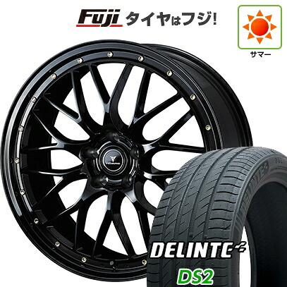 【新品国産車用5穴114.3】 夏タイヤ ホイール4本セット 245/40R19 デリンテ DS2(限定) WEDS ウェッズ ノヴァリス アセット M1 8J 19インチ(送料無料)|フジ スペシャルセレクション