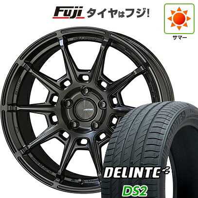 【新品国産車用5穴114.3】 夏タイヤ ホイール4本セット 245/40R19 デリンテ DS2(限定) 共豊 ガレルナ レフィーノ 8J 19インチ(送料無料)|フジ スペシャルセレクション