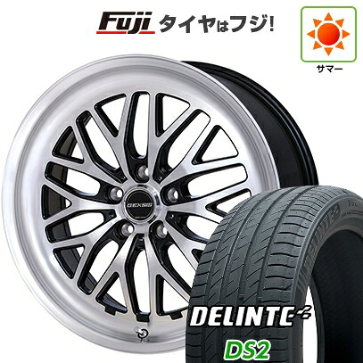【新品国産車用5穴114.3】 夏タイヤ ホイール4本セット 215/50R18 デリンテ DS2(限定) モンツァ ジェクシス GM210 7.5J 18インチ(送料無料)