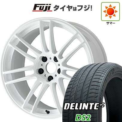【新品国産車用5穴114.3】 夏タイヤ ホイール4本セット 215/50R18 デリンテ DS2(限定) WORK ワーク エモーション ZR7 7.5J 18インチ(送料無料)