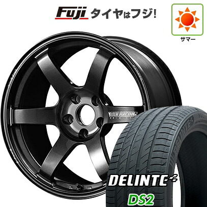 【新品国産車用5穴114.3】 夏タイヤ ホイール4本セット 245/45R19 デリンテ DS2(限定) RAYS レイズ ボルクレーシング TE37 サーガ S-plus 9J 19インチ(送料無料)｜フジ スペシャルセレクション