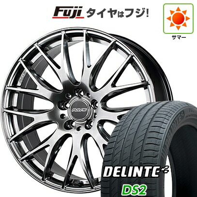 【新品国産車用5穴114.3】 夏タイヤ ホイール4本セット 225/45R19 デリンテ DS2(限定) RAYS レイズ ホムラ 2X9Plus 7.5J 19インチ(送料無料)