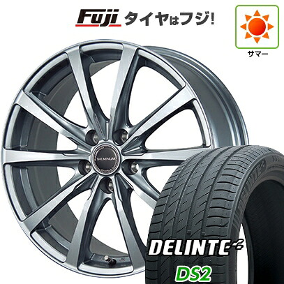 【新品国産車用5穴114.3】 夏タイヤ ホイール4本セット 215/50R18 デリンテ DS2(限定) ブリヂストン バルミナ LS10 7J 18インチ(送料無料)