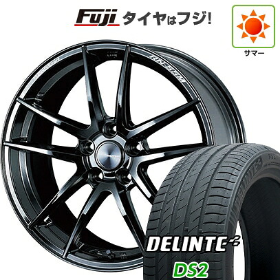【新品国産車用5穴114.3】 夏タイヤ ホイール4本セット 245/45R19 デリンテ DS2(限定) WEDS ウェッズスポーツ RN-55M 8J 19インチ(送料無料)